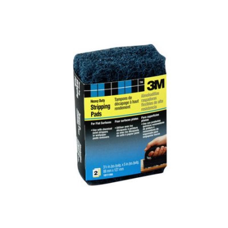 3M Heavy Duty Stripping Pad, 2 pack, 12/case, Open Stock