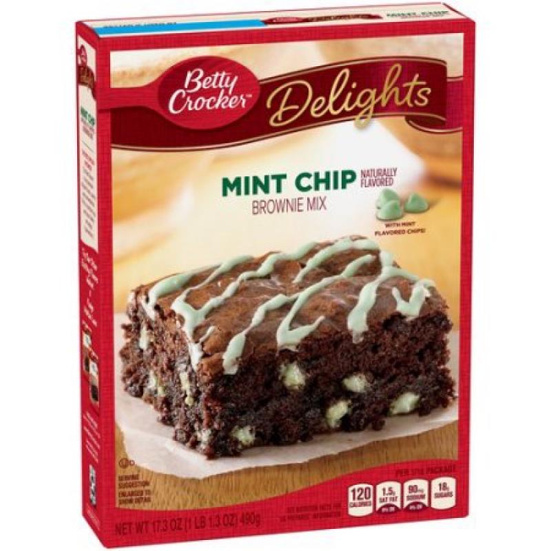 Betty Crocker® Delights Mint Chip Brownie Mix 17.3 oz. Box
