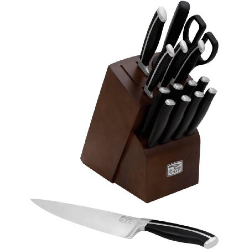 Chicago Cutlery Belmont 16-Knife Set with Block