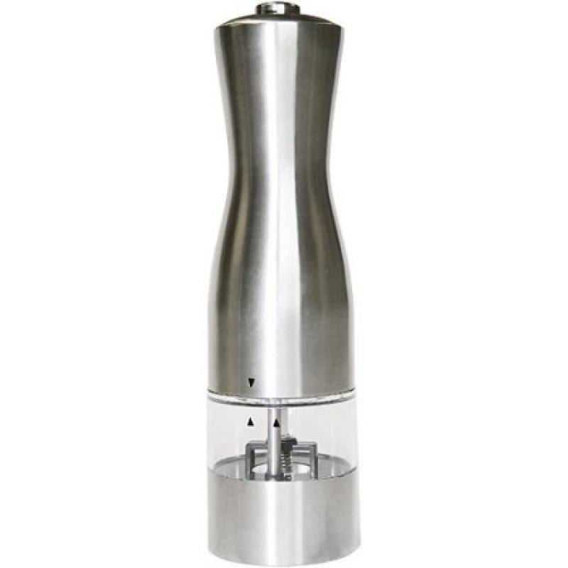 iTouchless EZ Hold Electronic Stainless Steel Salt and Pepper Mill