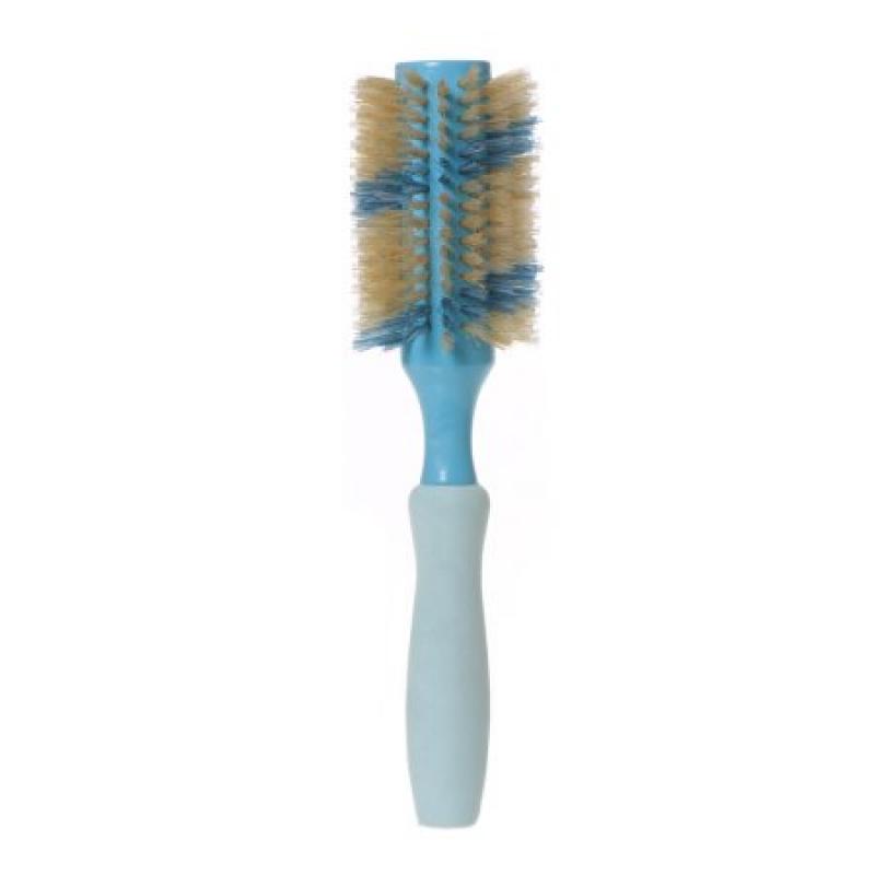 Spa Sister Round Boar 2.5" Hair Brush, Stripe Blue
