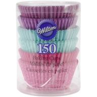 Standard Baking Cups, Pink, Turquoise and Purple, 150-Pack