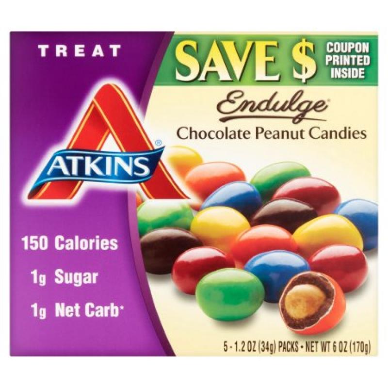 Atkins Endulge Chocolate Peanut Candies 5-pack