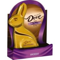 DOVE Easter Dark Chocolate Candy Solid Easter Bunny 4.5-Ounce Box
