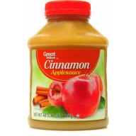 Great Value Cinnamon Applesauce, 48 oz