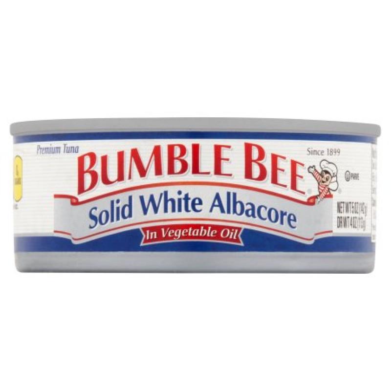 Bumble Bee® Premium Solid White Albacore in Vegetable Oil 5 oz. Can
