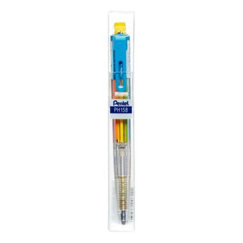 Pentel Arts 8 Color Mechanical Pencil (2.0mm), Assorted Accent Clip Colors