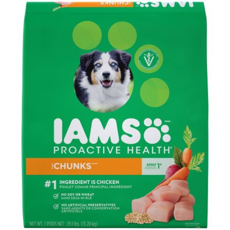 IAMS PROACTIVE HEALTH Adult Chunks Dry Dog Food 29.1 Pounds