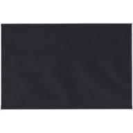 A9 (5 3/4" x 8-3/4") Recycled Paper Invitation Envelope, Black Linen, 25pk