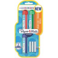 Paper Mate Clearpoint Color Lead and Eraser Mechanical Pencil Refills, 0.7mm, Assorted Colors, Pack of 6