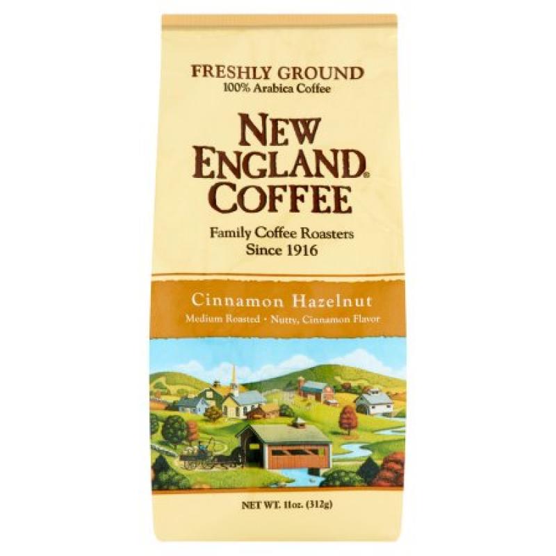 New England Coffee Cinnamon Hazelnut Freshly Ground 100% Arabica Coffee 11oz