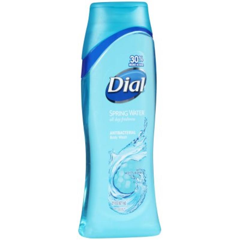 Dial Clean & Refresh Spring Water Antibacterial Body Wash with Moisturizers, 24 fl oz