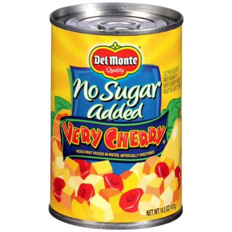 Del Monte® No Sugar Added Very Cherry® Mixed Fruit Packed in Water 14.5 oz. Can