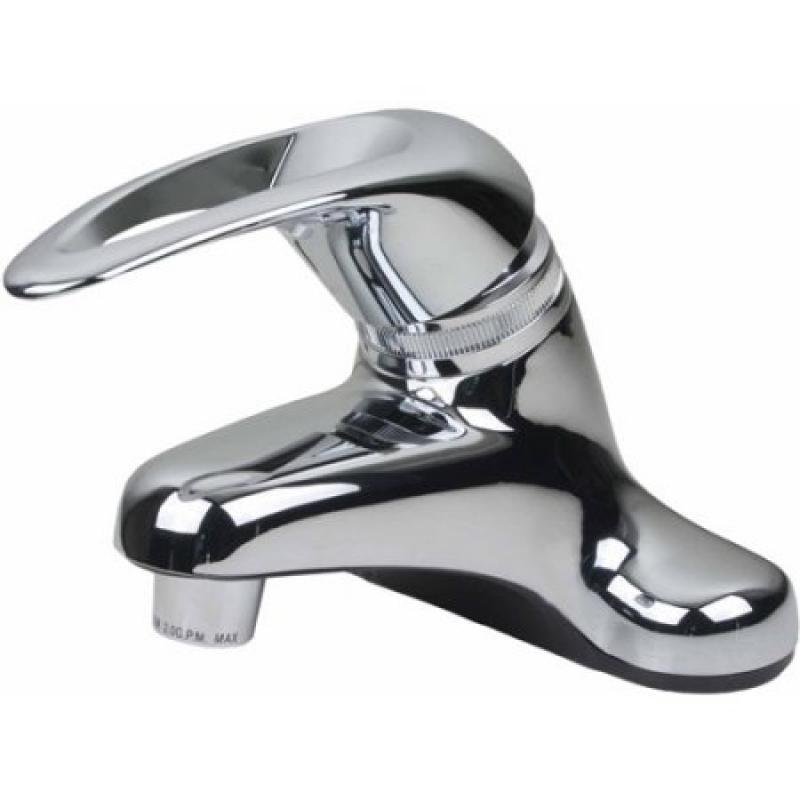 Ultra Faucets UF08031 Single Handle Chrome Non-Metallic Series Lavatory Faucet