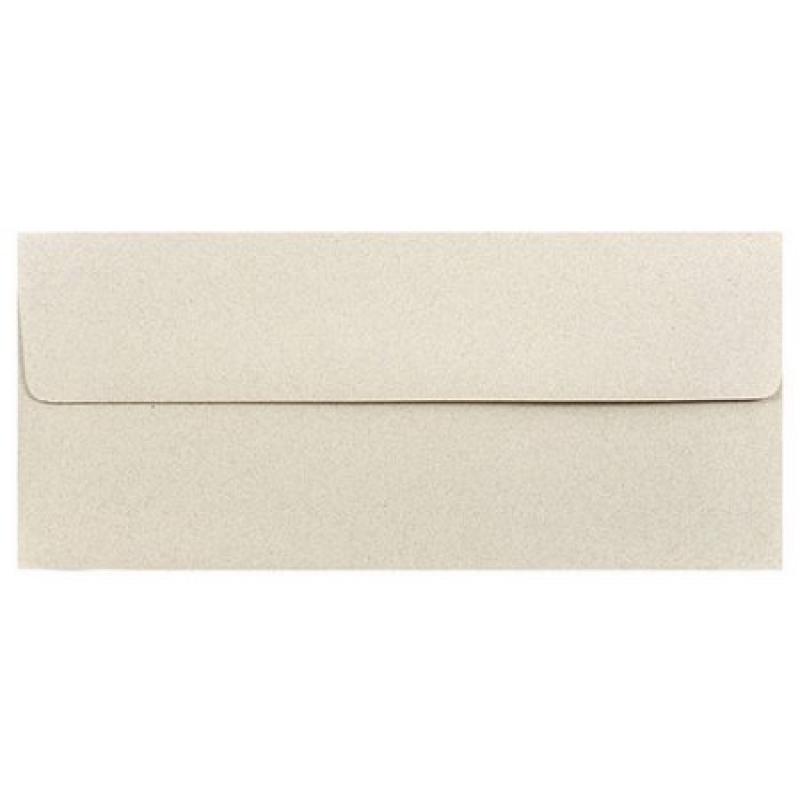 JAM Paper® - Sandstone #10 (4 1/8 x 9 1/2) Passport Recycled Business Envelope - 1000 envelopes per carton