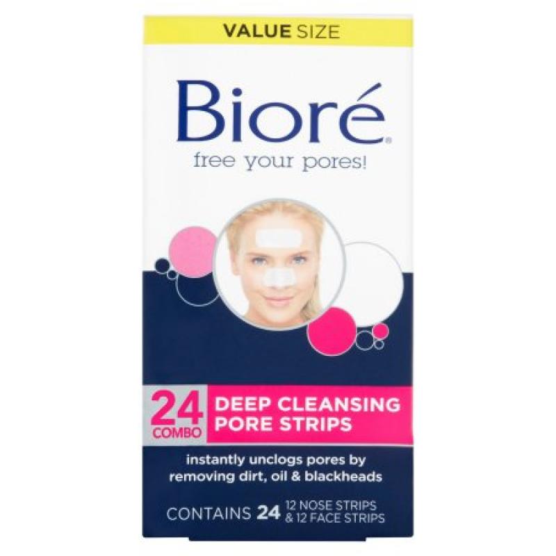Bioré Deep Cleansing Pore Strips 24 Combo