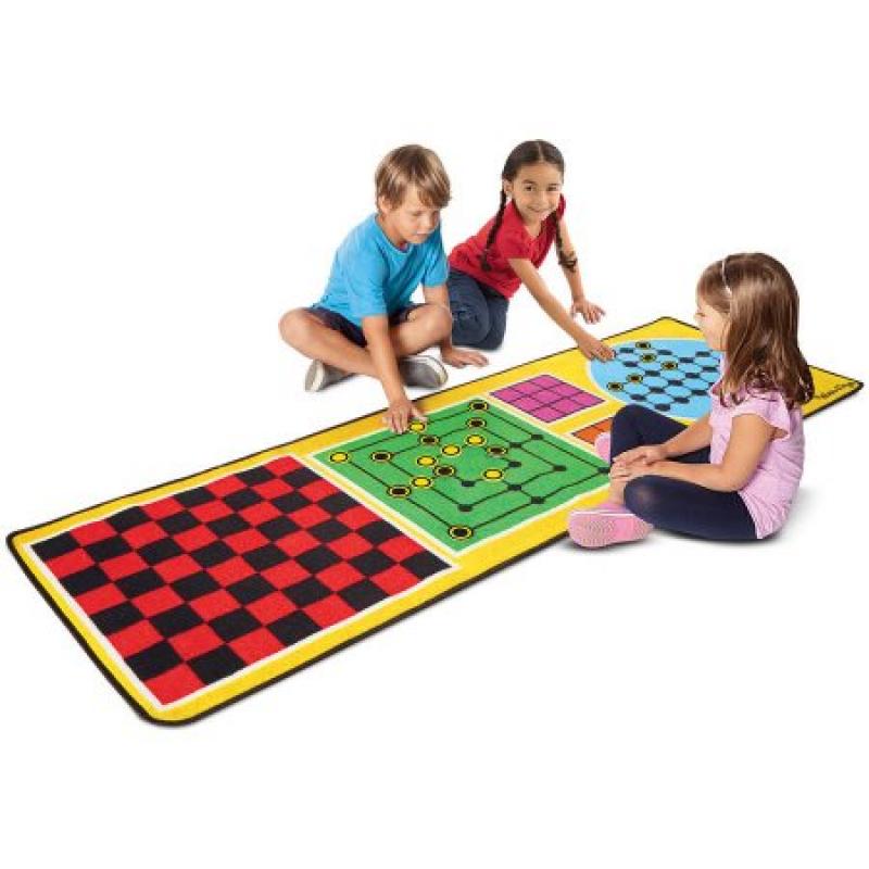 Melissa and Doug 4-in-1 Game Rug, 78.5" x 26.5"
