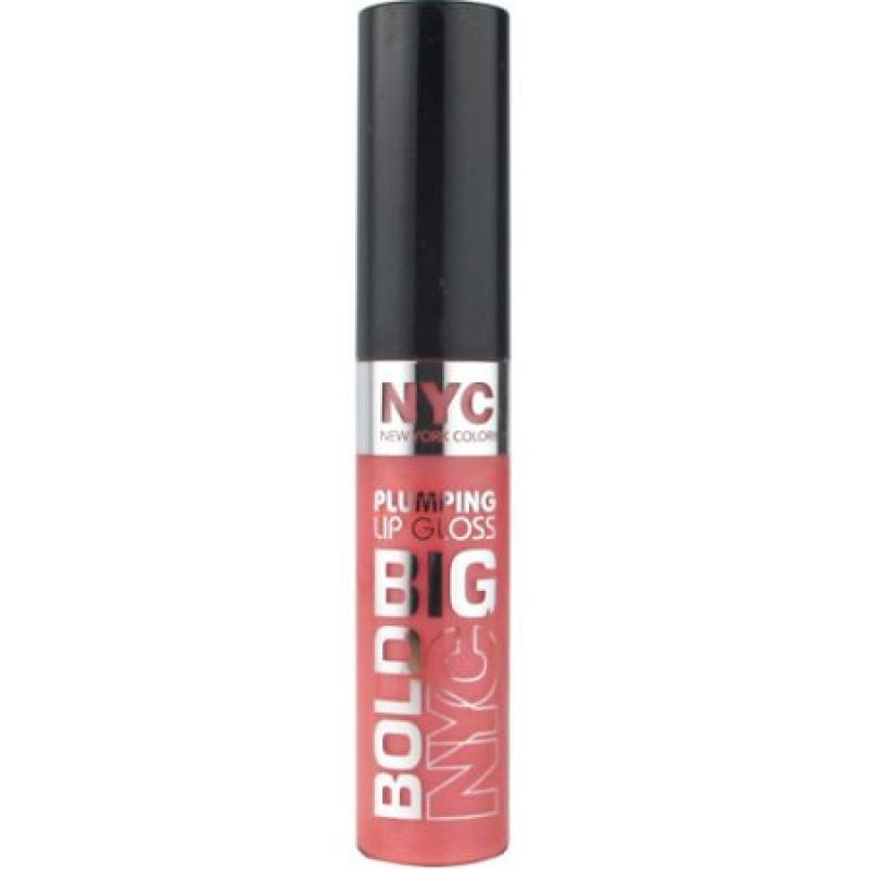 NYC New York Color Big Bold Plumping Lip Gloss, Pleasantly Plump Pink