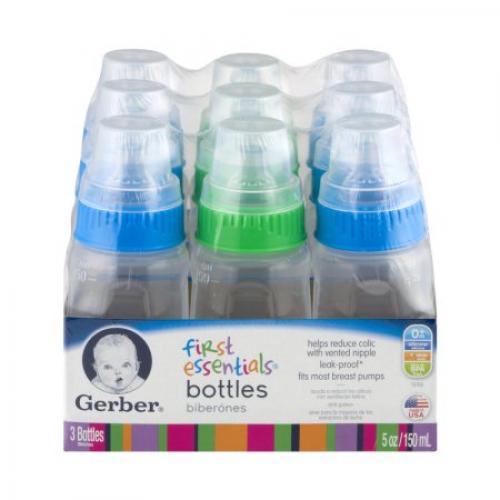 Gerber - First Essentials 5oz Bottles, 9-pack