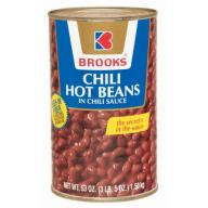 Brooks Hot Red Beans In Chili Sauce Chili 53 Oz Can