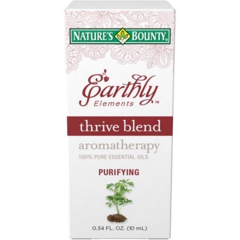 Nature&#039;s Bounty Earthly Elements Thrive Blend Aromatherapy 100% Pure Essential Oils, 0.34 fl oz