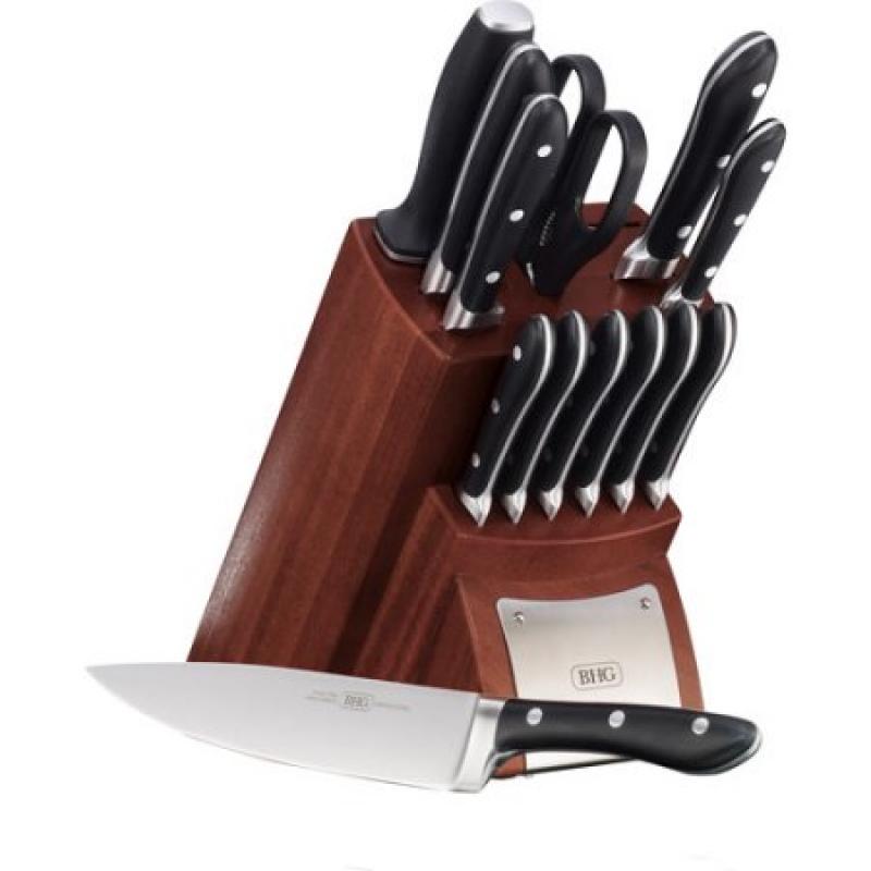 Better Homes and Gardens 14-Piece Forged Cutlery Block Set