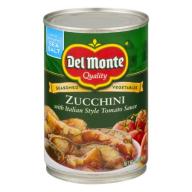 Del Monte Zucchini With Italian Style Tomato Sauce, 14.5 OZ
