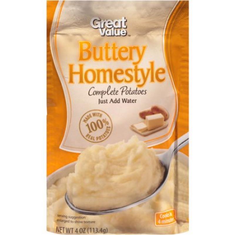 Great Value Buttery Homestyle Complete Potatoes, 4 oz