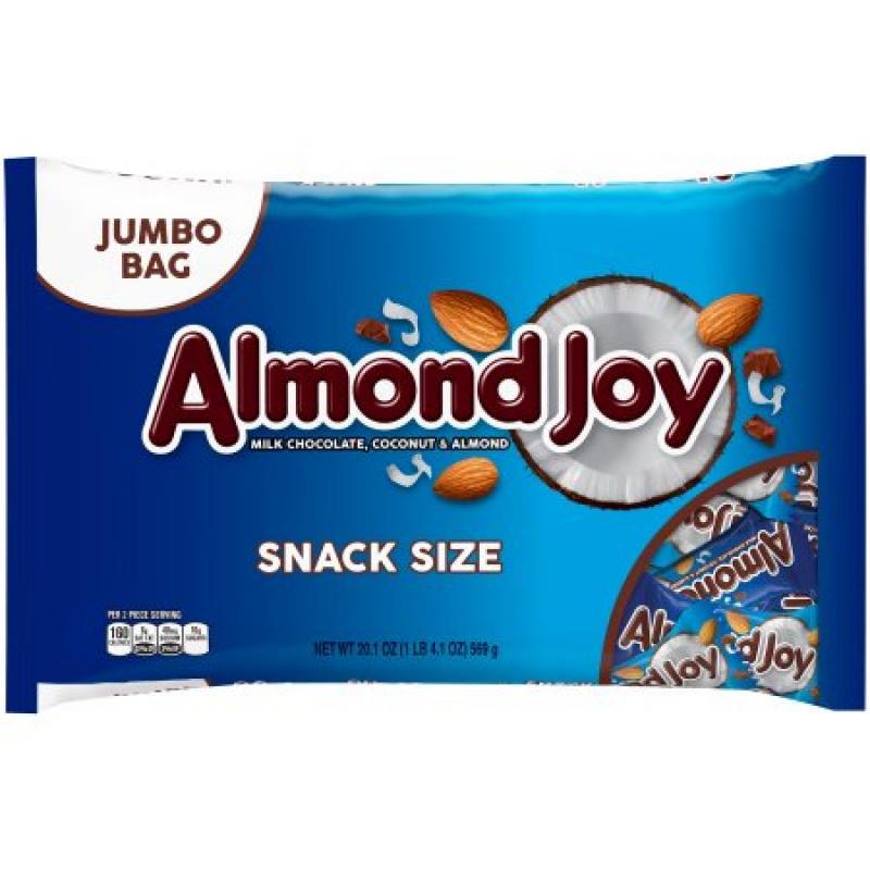 ALMOND JOY Snack Size Candy Bars, 20.1 oz
