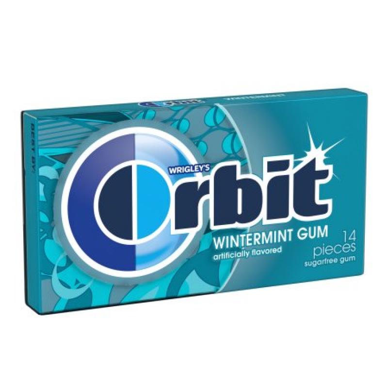 Orbit Wintermint Sugarfree Gum, single pack