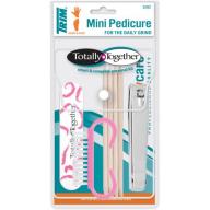 Trim Mini Pedicure Kit - Shaper, Nail Brush, Manicure Sticks & Toenail Clipper