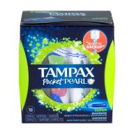 Tampax Pocket Pearl Super Compact Tampons - 18 CT