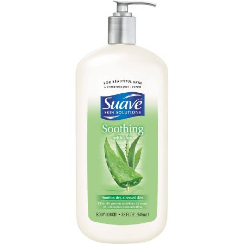 Suave Soothing with Aloe Body Lotion, 32 oz
