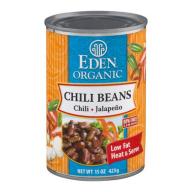 Eden Organic Chili Beans Chili-Jalapeno, 15.0 OZ
