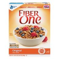 (3 Pack) Fiber One Cereal, Original Bran, Whole Grain Cereal, 16.2 Oz