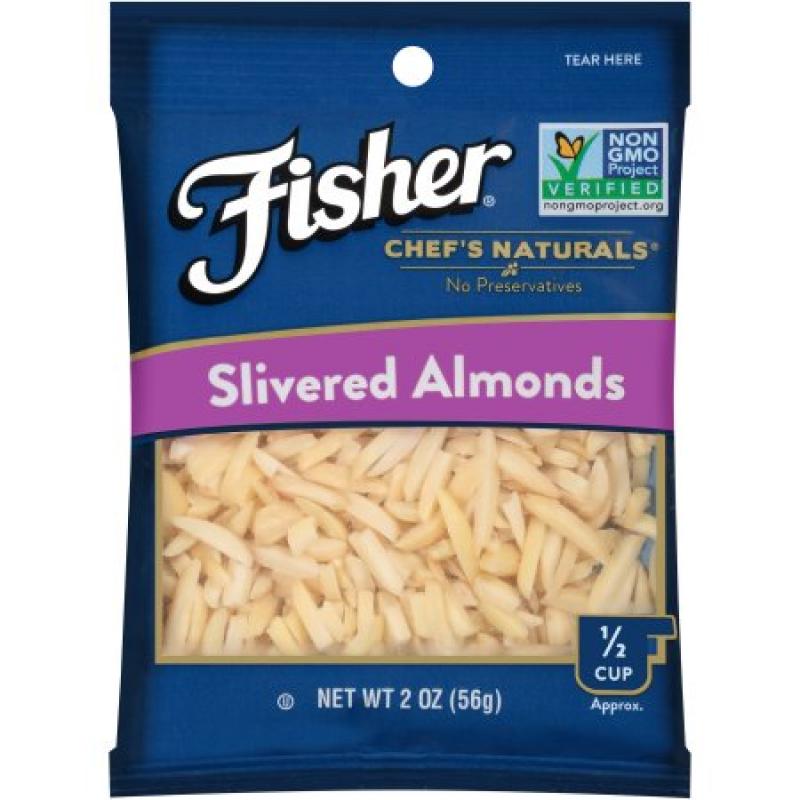 Fisher Chefs Naturals Slivered Almonds, 2 oz