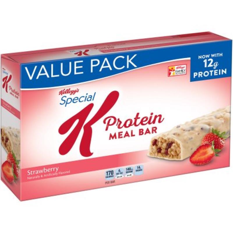 Kellogg&#039;s Special K Strawberry Protein Meal Bars, 1.59 oz, 12 count