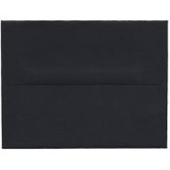 A2 (4 3/8" x 5-3/4") Recycled Paper Invitation Envelope, Black Linen, 25pk