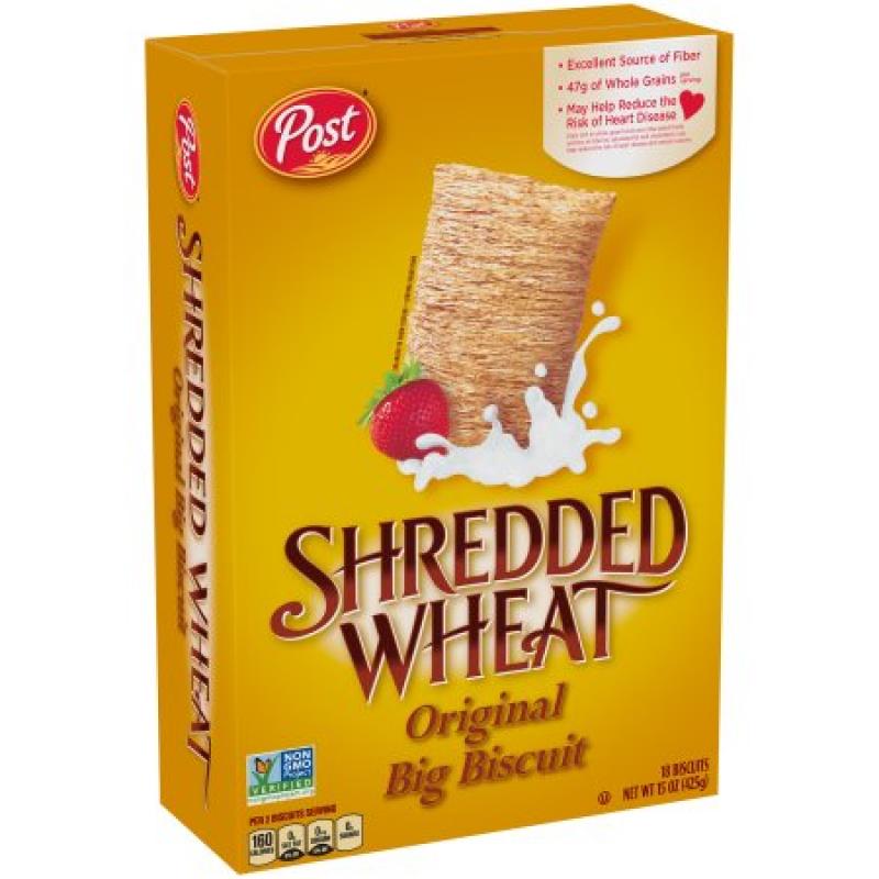 Post® Shredded Wheat Original Big Biscuit 15 oz. Box