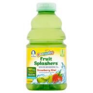 Gerber Graduates Fruit Splashers Strawberry Kiwi Water & Fruit Juice Blend Beverage, 32 fl oz