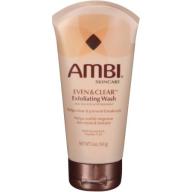 Ambi Even & Clear Exfoliating Wash, 5 oz