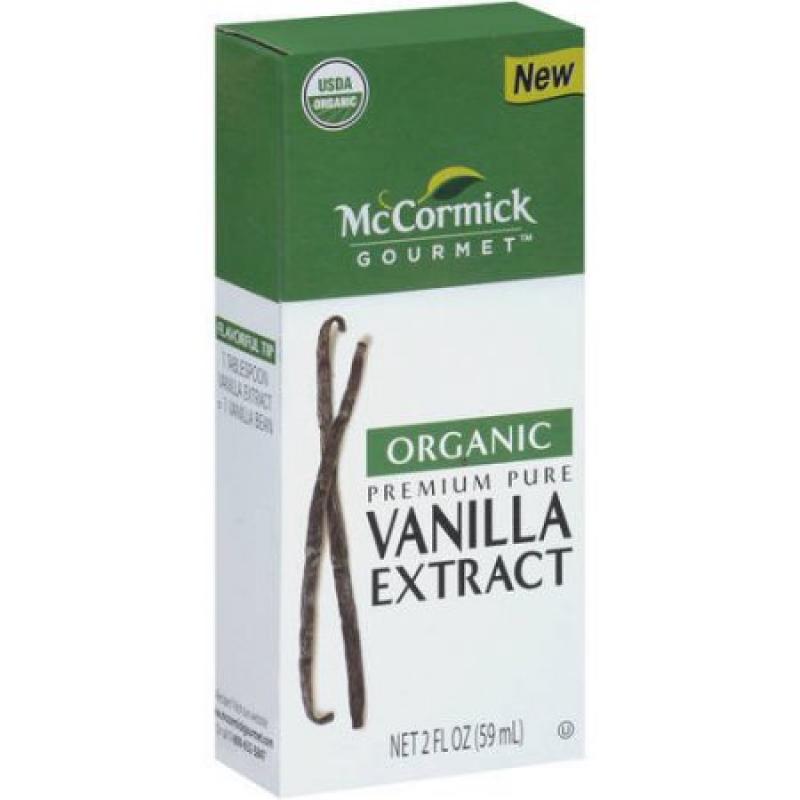 McCormick Gourmet Organic Premium Pure Vanilla Extract, 2.0 FL OZ