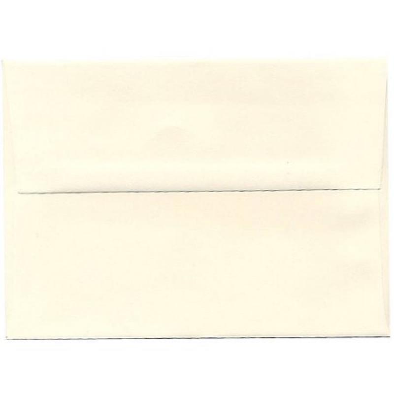 A7 (5 1/4" x 7-1/4") Strathmore Paper Invitation Envelope, Natural White Wove, 25pk