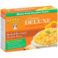 Annie&#039;s® Shells & Real Aged Cheddar Sauce Creamy Mac & Cheese 11 oz Box