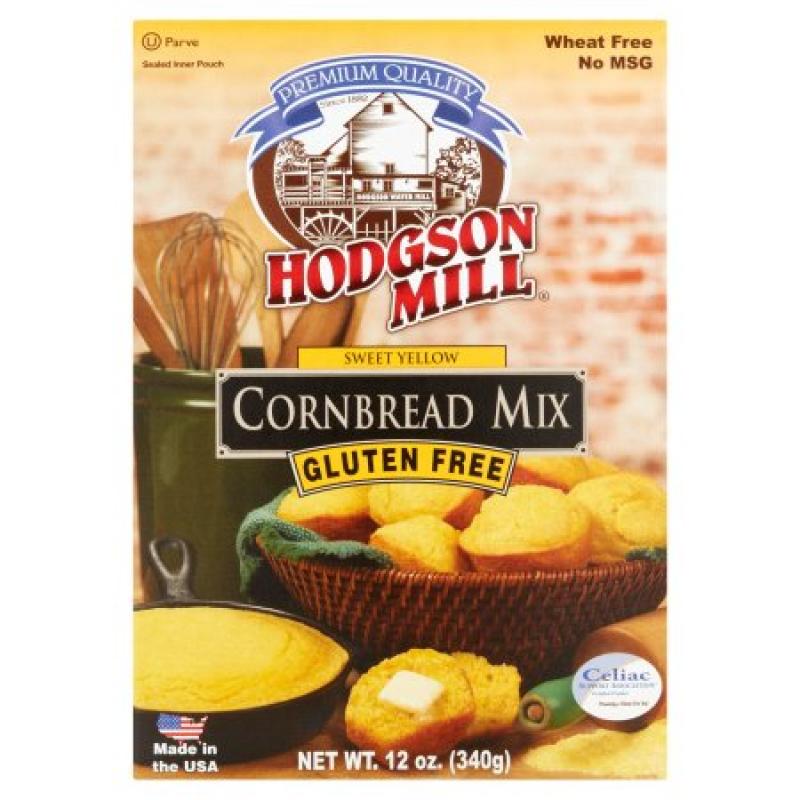 Hodgson Mill Gluten Free Sweet Yellow Cornbread Mix, 12 oz