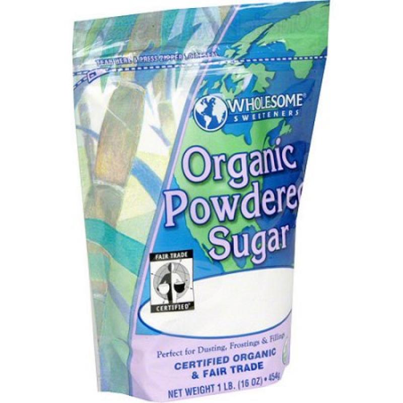 Wholesome Sweeteners Organic Powdered Sugar, 1 lb (Pack of 6)