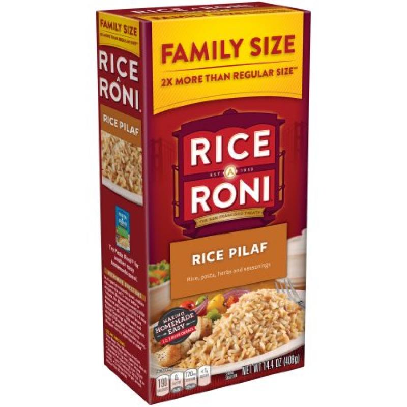 Rice-A-Roni® Family Size Rice Pilaf Rice Mix 14.4 oz. Box