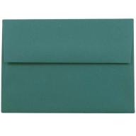 JAM Paper 4 Bar A1 Invitation Envelopes, 3 5/8 x 5 1/8, Teal, 250/pack