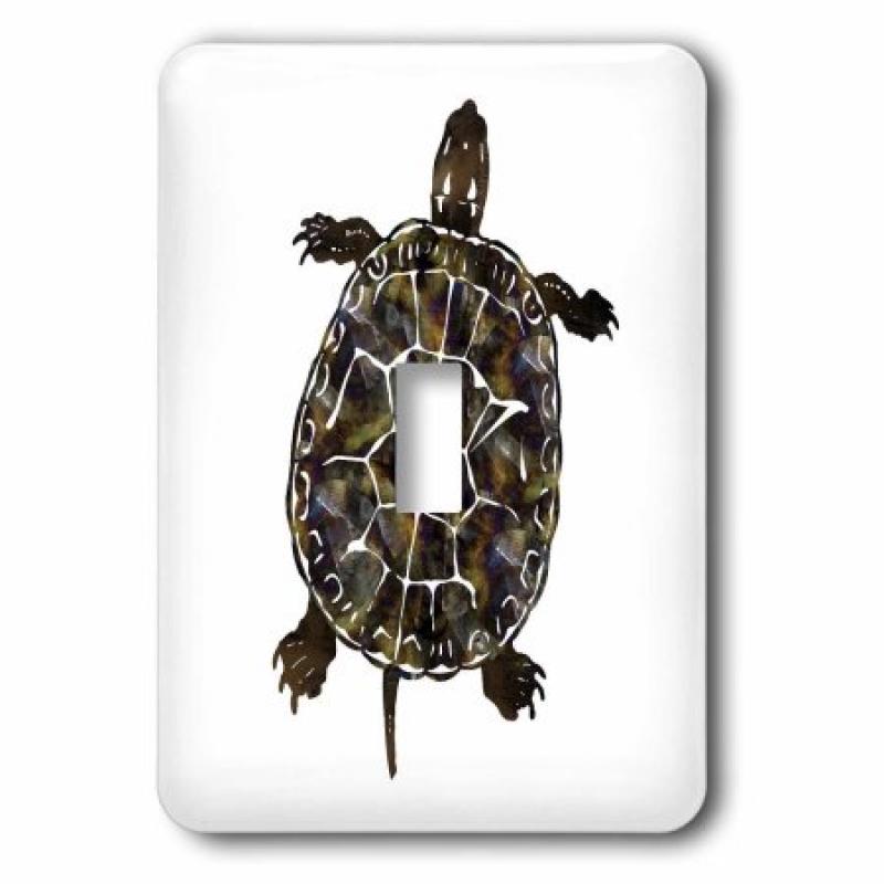 3dRose Cute Turtle, Single Toggle Switch
