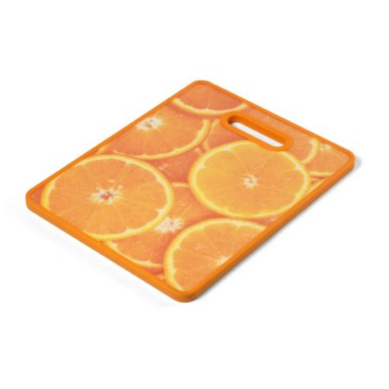 Farberware 11" x 14" Non Slip Poly Image Board, Orange